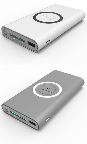 Cargador Inalámbrico Power Bank 8000mAh - Carga Rápida